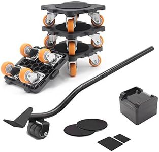 ONEON Furniture Movers with Wheels & Lifter Set, 360° Rotation Wheels Axle Contains Bearings, Furniture Mover Dolly, 660 Lbs / 300 Kg Capacity, for Moving Heavy Furniture, Refrigerator, Sofa, Cabinet