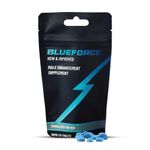 Blue Force 100mg Stronger & Harder Enhanced Strength & Firmness for Men Boost High Stamina, Herbal Supplement for Men Male Enhancing Boost Energy (1 count - Pack of 10)