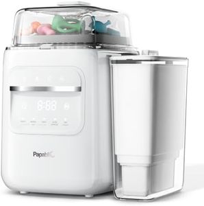Papablic SafeguardPlus Baby Bottle Washer with Water Purification, 8 Bottles Capacity, 12-Min Fast Wash, 360° Deep Clean Bottle Washer &Sterilizer &Dryer for Bottles, Pump Parts, Baby Essentials