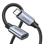 UGREEN USB C Extension Cable USB 3.2 Gen 2 10Gbps Type C Male to Female Extender Cord 4K Video 100W Fast Charge Data Cable for Docking Station, iPhone 15, iPad Pro, MacBook Pro Air, Steam Deck, 3ft