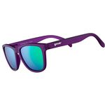 goodr Gardening with a Kraken Polarized Sunglasses for Men & Women, Dark Purple Translucent Lens with Light Green Reflective Lens, UV400 Protection, No Slip