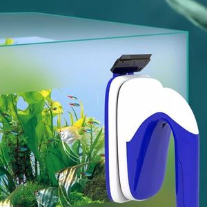 SOBO (SB-8 Medium) Fish Tank Glass Cleaner Floating Aquarium Magnet Cleaner with Algae Scraper | Double-Sided Fish Tank Brush for Crystal Clear Viewing by Petzlifeworld