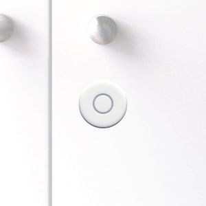 Emergency Alert & Movement Sensor Tags – Elderly Monitoring with Emergency Panic Button, Wearable Fall Detection for Seniors, Water-Resistant - Works with Nomo Care Kit -10-Year Battery Life - 4 Tags