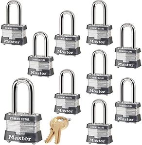 Master Lock - Keyed Alike Locks 3NKALF-10 w/BumpStop Technologiy