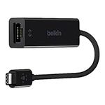 Belkin F2CU040btBLK USB-C to Gigabit Ethernet Adapter (USB-IF Certified, Compatible with MacBook Pro (2016), Dell XPS 13 inch), Black