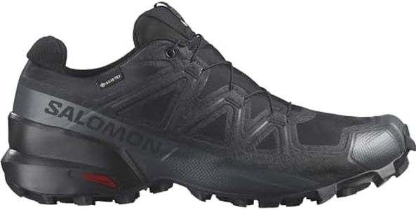 Salomon Men's Speedcross Gore-tex Hiking Shoe, Black/Black/Phantom, 13