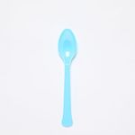 Amscan 9915409-210 - Bright Blue Eco-Friendly Re-usable Dishwasher Safe Plastic Party Spoons - 24 Pack