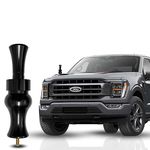 Duck Call Truck Antenna, Short 5.5 Inch Heavy Duty Anodized Aluminum Radio Antenna, Universal Kit Fits Most Trucks Including F150, F250, Clear Signal, Unique Truck Accessories and Gifts (Black)