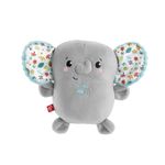 Fisher-Price Plush Elephant Baby Toy, Portable Sound Machine with Music and Vibrations for Newborn Babies, Calming Vibes Soother, HML65