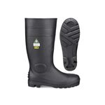 Pioneer Steel Toe Work Boots - Heavy Duty Slip Resistant PVC Safety Boots For Men/ Women - CSA Class 1 - For Construction