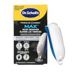 Dr. Scholl's Freeze Away MAX Wart Remover, 10 Treatments - As Fast As 10 Seconds to Treat Warts, Removes Common Warts & Plantar Warts on Hands & Feet, Easy to Use Precision Spray for Wart Removal