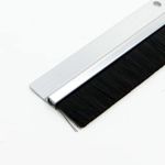 Trintion 100cm Door Brush Aluminium Draught Excluder Strip Doors Bottom Sweep Dust Seal for Door Draft Blocker Door Bottom Sliver