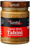 Sunita Organic Whole Tahini Sesame Seed Spread - Made in Greece - Natural - Vegan Friendly - 280g