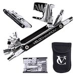 VeloChampion MLT20 20 Function Professional CNC Machined Multi Tool Ideal for Road Bikes, Mountain Bikes & Hybrid Bikes with Protective Neoprene Carry Case