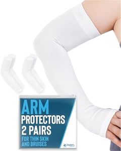 Doctor's Select Arm Protectors for Thin Skin and Bruising for Women and Men - 2 Pairs UPF 50 Sun Protection and Cooling