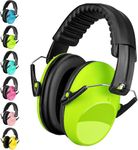Noise Cancelling Headphones for Kids, Beedove NRR 27dB Noise Sound Protection Headphones for Autism Kids Adult, Noise Reduction Safety Earmuffs for Shooting Mowing Hunting Fireworks(Green)