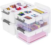 Citylife 17QT 4Packs Clear Craft Or