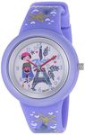 Zoop Analog Girl's Watch (Purple Dial Multi Colored Strap)