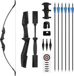 Recurve Bow and Arrow 30lbs Archery Bows Set,Recurve Bows for Adults Left and Right Hands,Suitable for Outdoor Hunting, Target Practice