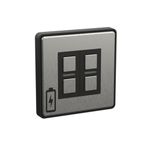 Lightwave Wire-Free Scene Selector (4 Button) Stainless Steel - Battery Powered, Multi-Press Built-In