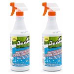 Mean Green Super Strength Mildew Destroyer & Soap Scum Cleaner for Bathrooms, Kitchen 1 Qt / 32 floz(2 Pack)