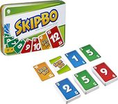 Skip Bo Card Game in Decorative Tin with 162 Cards, Sequencing Family Game for 2 to 6 Players, Kids Gift for Ages 7 Years & Older [Amazon Exclusive]