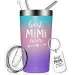 Fufandi Mimi Gifts, Best Mimi Ever - Christmas Birthday Gifts for Women Mimi, Grandma, Grandmother, New Nana - Mothers Day Gifts for Mimi - Tumbler Cup