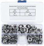 200 Pcs Rosette Washers, Stainless 