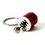 Gea Box Keychain 6 Speed Manual Transmission Shift Lever Keyring Mini Car Gear Shift Stick Knob Keyring Manual Transmission Gearbox Key Chain Creative Car Key Fob Keychain Accessories(Red)