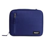 PackIt Freezable Classic Lunch Box, True Blue, Built with EcoFreeze® Technology, Collapsible, Reusable, Zip Closure with Front Pocket and Buckle Handle, for Work Lunches and Fresh Lunch On The Go