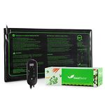 Seedfactor MET certified Seedling Heat Mat with 50ââ€žâ€°~108ââ€žâ€° Digital Thermostat Controller for Seed Germination (10" x 20")