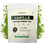 Tencha Vanilla Matcha Tea, 50 Servings, 50 GM | Pure Japanese Matcha Green Tea Powder | Sourced from Shizuoka, Japan | Vegan | No Artificial Sweeteners | Premium Matcha Powder