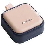Small Pill Case, Cute Pill Box - Acedada Travel Daily Pill Organizer, Portable Pretty Pill Container for Purse Pocket, Compact Medicine Holder for Vitamins, Fish Oils, Supplements, Pink