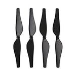 RC Drone Blade Propeller, 2 Pairs Carbon Fiber Quick Release Propeller Set for DJI Tello Drone Quadcopter(black)