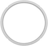 Silicone Sealing Rings Compatible for Instant Pot 6 Quart Pressure Cookers, 1 Pcs Replacement Silicone Gasket Seal Rings Fit IP-DUO60, DUO50, LUX60, LUX50, CSG60, CSG50, for 5/6 Qt InstaPot, Clear
