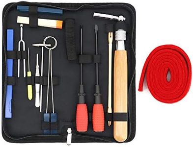 Yuhtech Piano Tuning Kit, 16 pcs Professional Piano Tuner Kit Tools, DIY Piano Tuning Tools for Repairing Piano