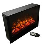 Electric Fireplace With Walls