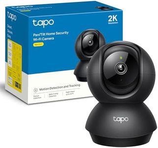 Tapo TP-Link C211-2K Pan/Tilt Cámara de Seguridad Interior para Monitor de bebé-cámara de Mascotas-Detección de Movimiento y Seguimiento-Funciona con Alexa y Google,Admite Tarjeta SD hasta 512 GB