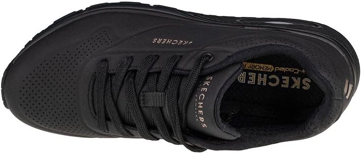 Skechers Women’s Uno Stand on Air Trainers, Black – Size 6 UK