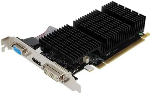 VisionTek GT 730 LP 4GB GDDR Single Slot Graphics Card, HDMI/DVI/VGA, Low Power, Multi-Monitor Support, 4K Resolution, Passive Cooling, Compact Design