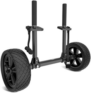 GanFindX Adjustable Width Kayak Cart | Detachable Aluminum Frame, Sit-on-Top Plug-in Design, No-Tool Assembly, Easy Transport & Storage, Fits Most Kayaks & Canoes