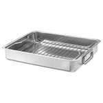 IKEA Stainless Steel Roasting Tin With Grill Rack, 40x32 cm (16x13 ")