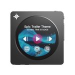 FIIO DISC Portable HiFi Music Player, Dual DAC Digital Audio Player with 3.5mm & 4.4mm Outputs, Bluetooth 5.4 LDAC,Touchscreen (Black)