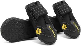 MOKCCI Truelove Dog Boots Waterproof Dog Shoes with Reflective Straps for Small Medium Large Dog