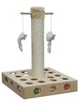 Go Pet Club IQ Busy Box Cat Tree Scratcher SF062