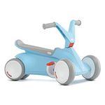 BERG Toys GO2 2-in-1 Toddler Push and Pedal Small Go-Kart 4-Wheel Ride On Toy with Foldable Pedals for Kids 10 to 30 Months, Blue