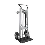 Cosco 12204ASB1E 2-in-1 Hybrid Handtruck, Commercial Use, Silver