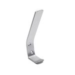 Merriway BH05773 (10 Pcs) Aluminium Hat & Coat Hook With Satin Matt Finish - Pack of 10 Pieces