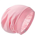 Silk Satin Lined Bonnet Sleep Cap -