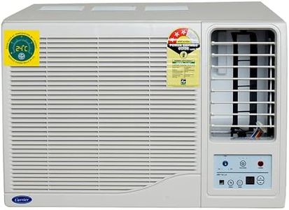 Carrier 1Ton 3 Star Window Fixed Speed AC(Copper, Dust Filter & Turbo Mode, 2024 Model, Estrella Ex,CAW12EC3R34F0,White)